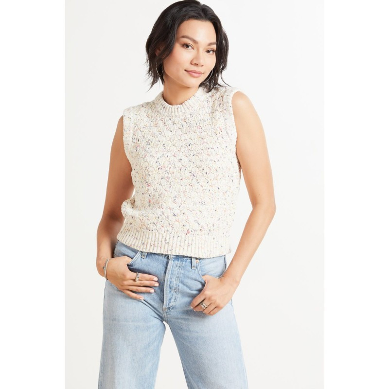 FRENCH CONNECTION Kasper Textured Sleeveless Vest | EVEREVE | Evereve