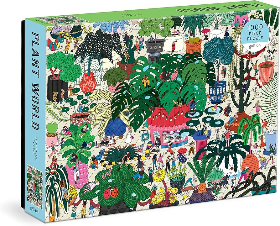 Galison Plant World – 1000 Piece Puzzle Fun and Challenging Activity with Bright and Bold Artwo... | Amazon (US)