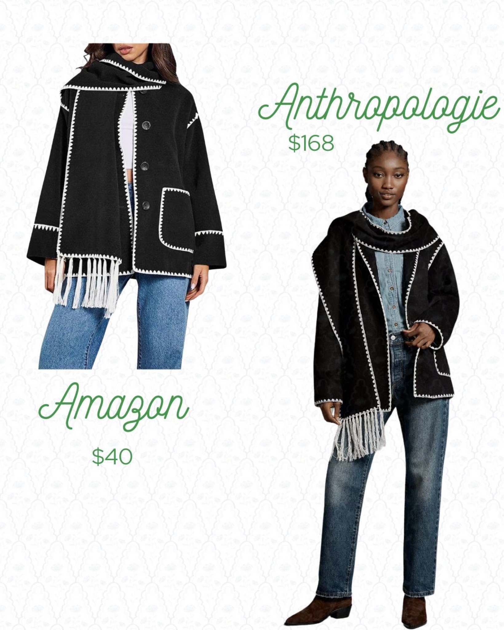 Whipstitch coat look for less

#LTKSeasonal #LTKFindsUnder100 #LTKMidsize