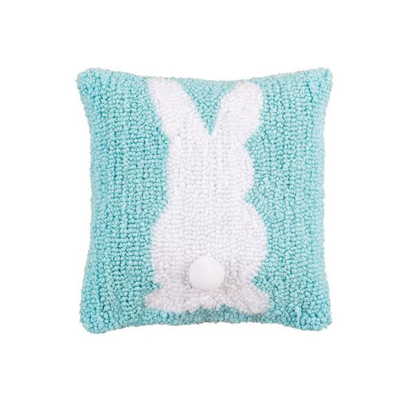 C&F Home 8" x 8" Bunny Bum Easter Spring Petite Throw Pillow | Target