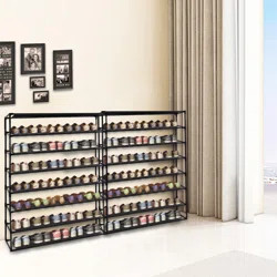 Rebrilliant 8 Tier Steel 80 Pair Shoe Rack | Wayfair | Wayfair North America