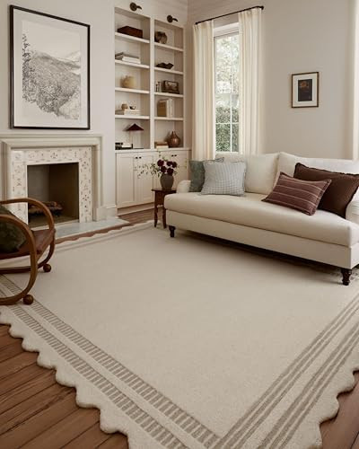 Loloi Chris Loves Julia Scottie Collection SCO-01 Ivory/Grey 2'-6" x 9'-9", .87" Pile Height, Runner Rug | Amazon (US)