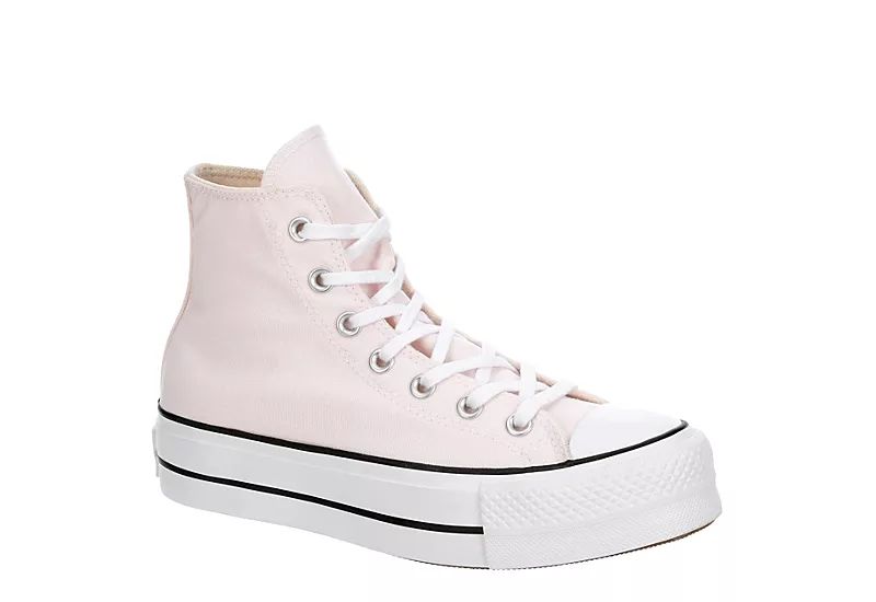 Converse Womens Chuck Taylor All Star High Top Platform Sneaker - Pale Pink | Rack Room Shoes
