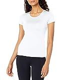 Amazon Brand - Core 10 Women's Fitted Run Tech Mesh Short Sleeve T-Shirt, White, Small | Amazon (US)