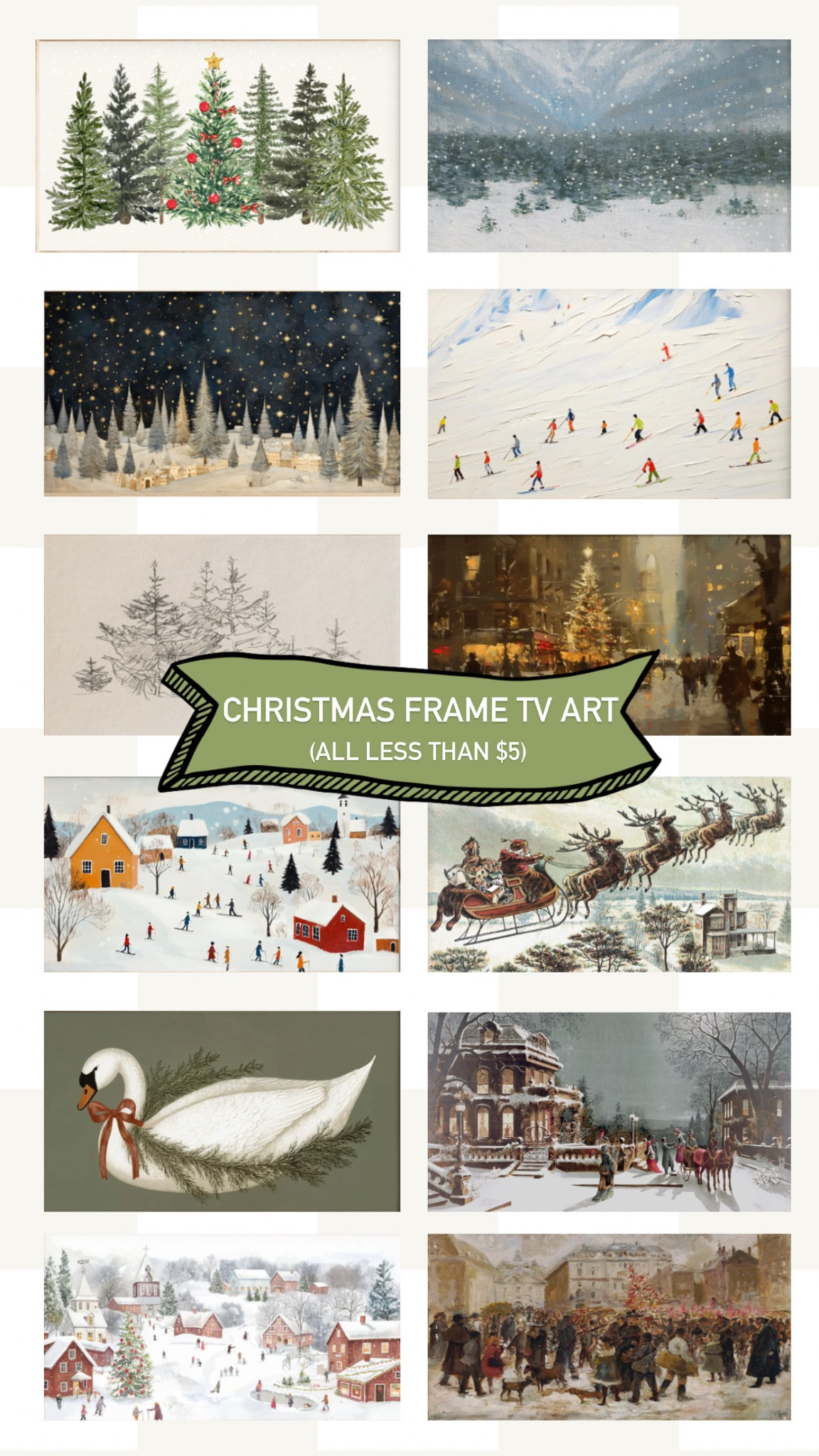 Some of my favorite Christmas frame tv art! 🎄❄️🕯️

#LTKSeasonal #LTKHome #LTKHoliday