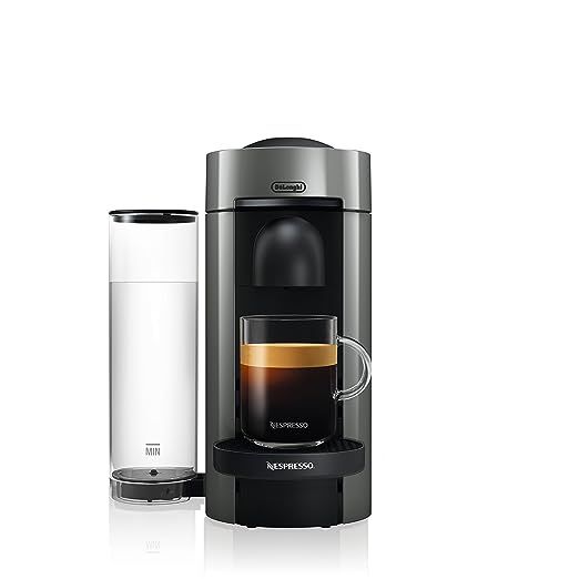 Nespresso VertuoPlus Coffee and Espresso Maker by De'Longhi, Grey | Amazon (US)