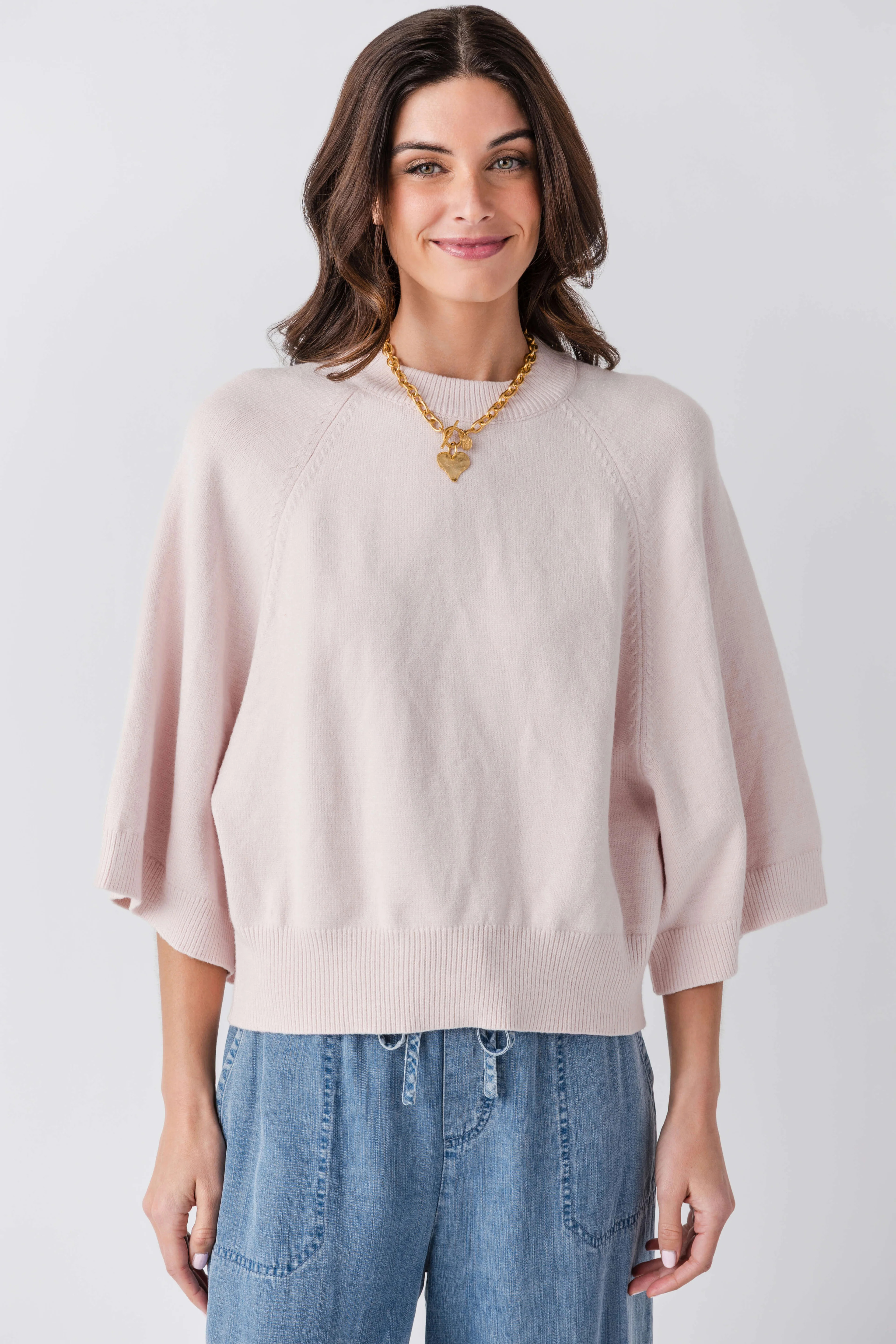 Fate Raglan 3/4 Sleeve Sweater | Social Threads