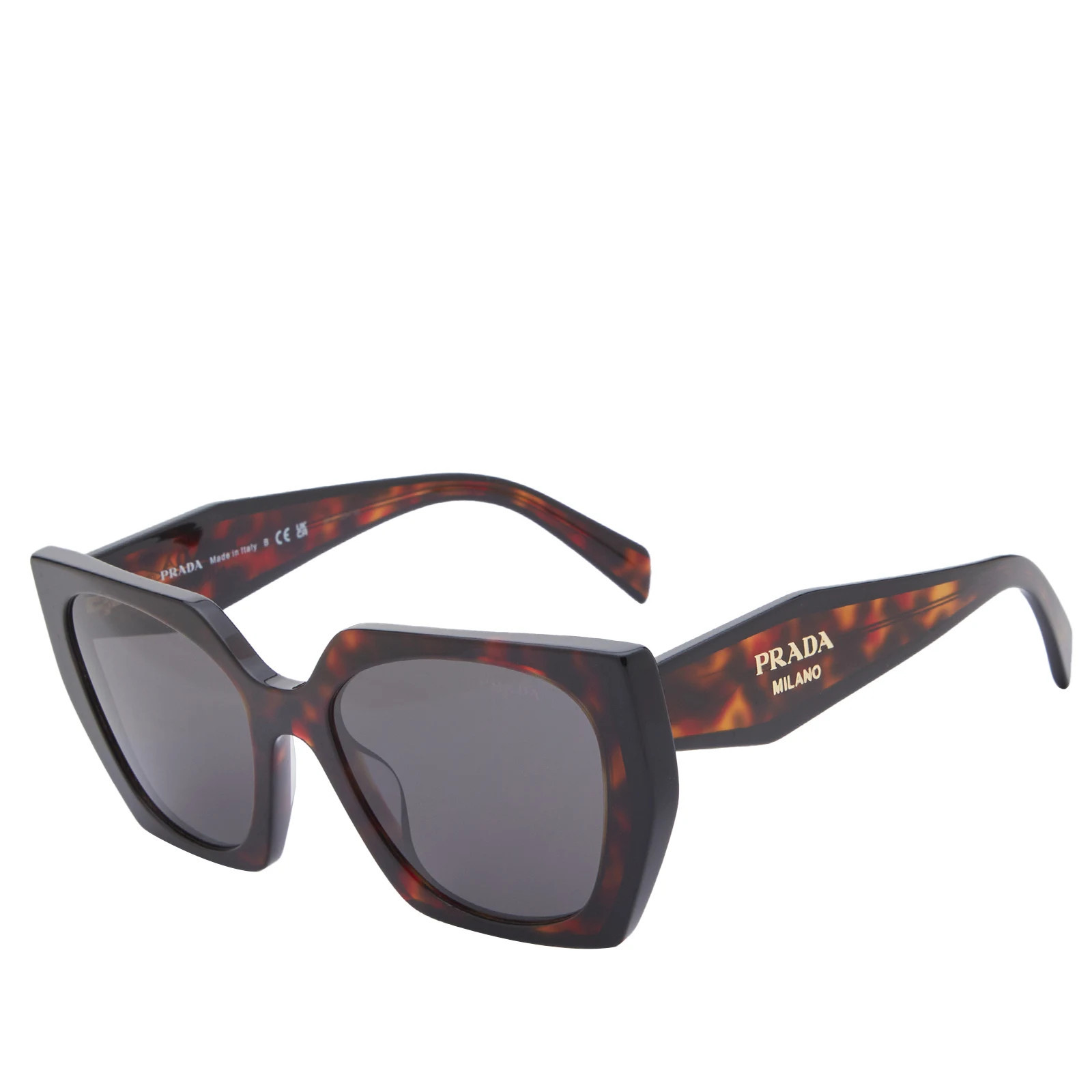 Prada Eyewear Women's 15WS Sunglasses in Root/Black/Dark Grey | END. Clothing