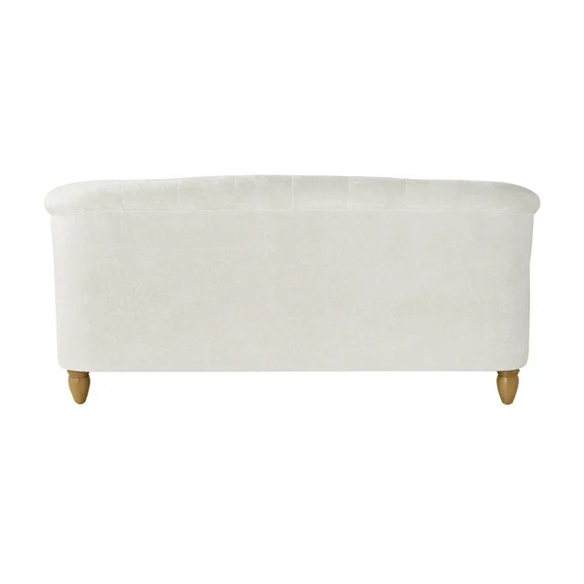 The Pioneer Woman Laurel Tufted Sofa, Cream Velvet, 79.53 in | Walmart (US)