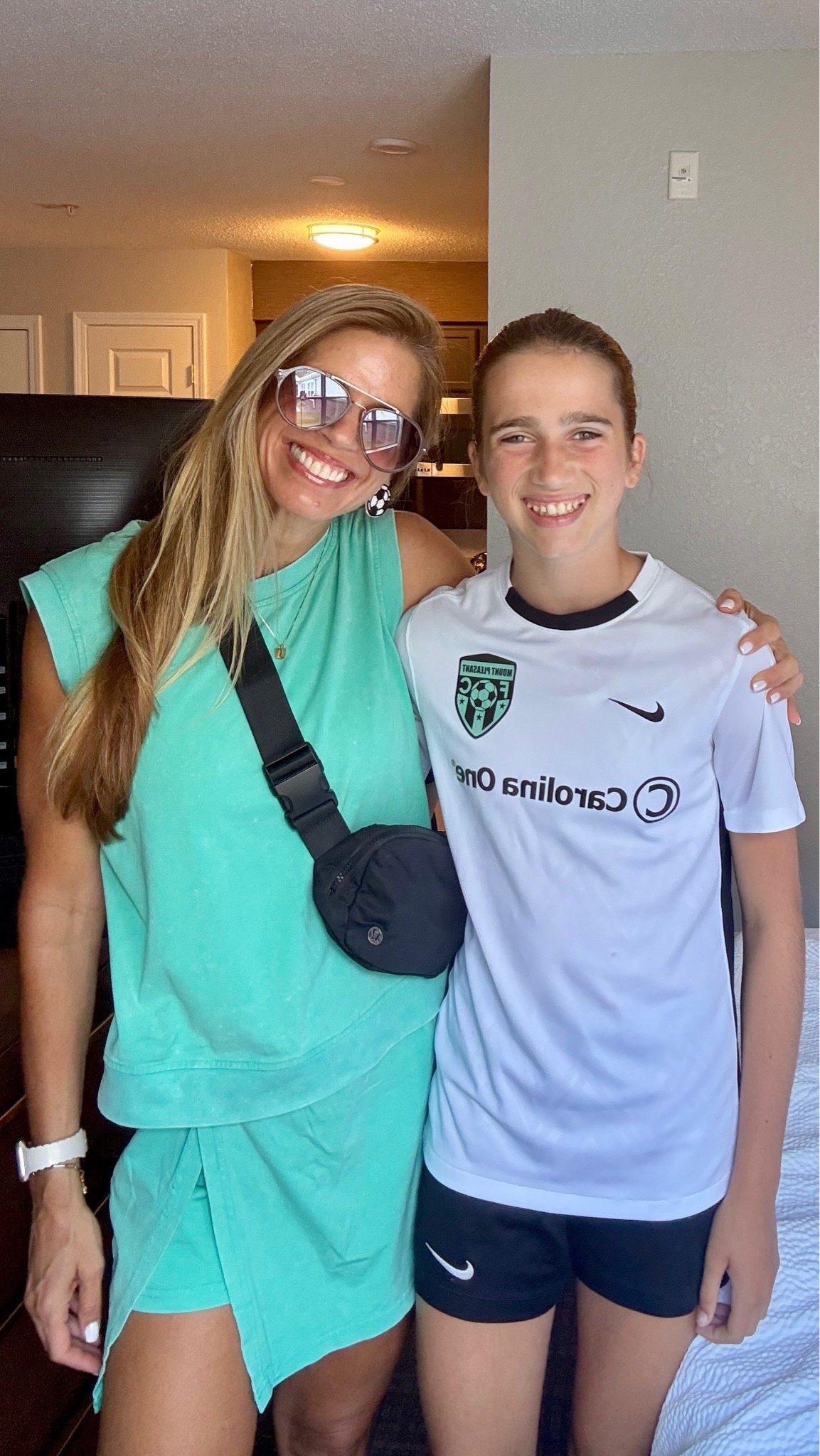 Soccer mom style, summer set from Amazon. Free People dupe