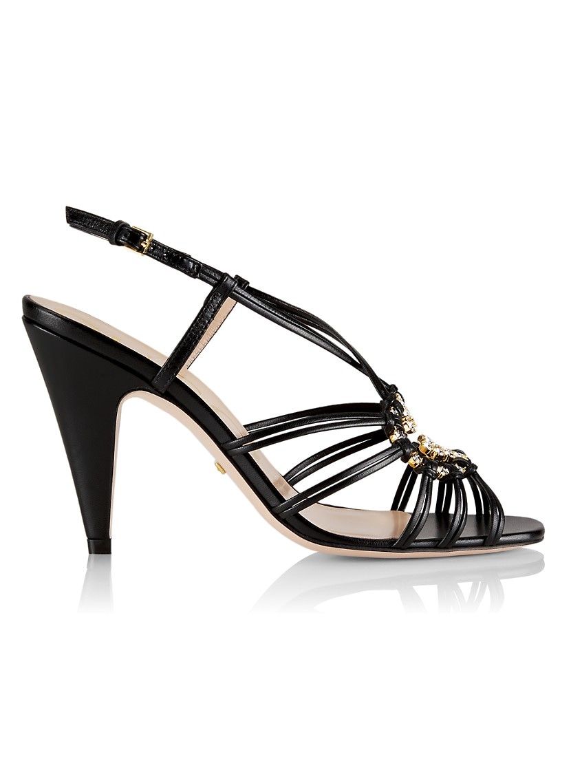 Isla Leather Strappy Slingback Sandals | Saks Fifth Avenue