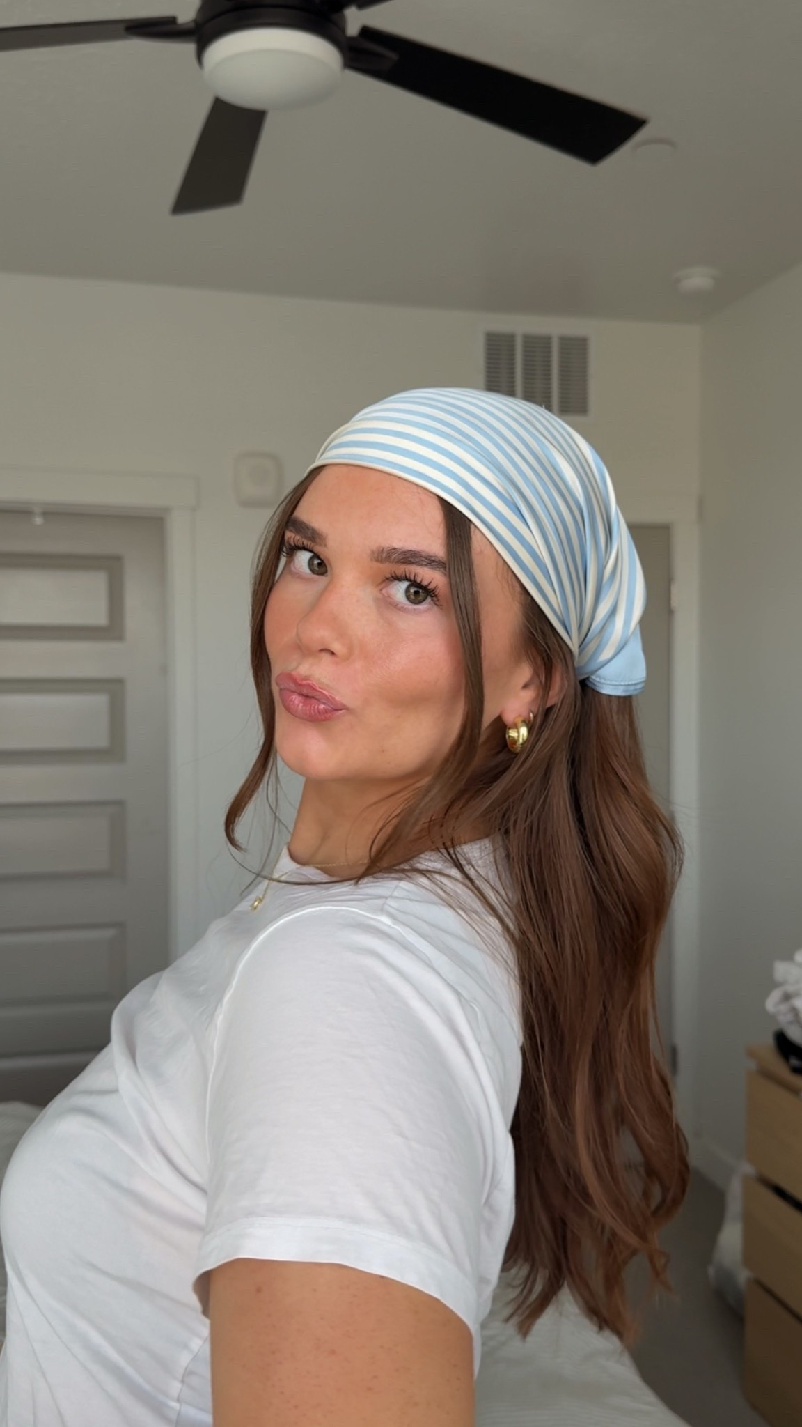 Striped scarf