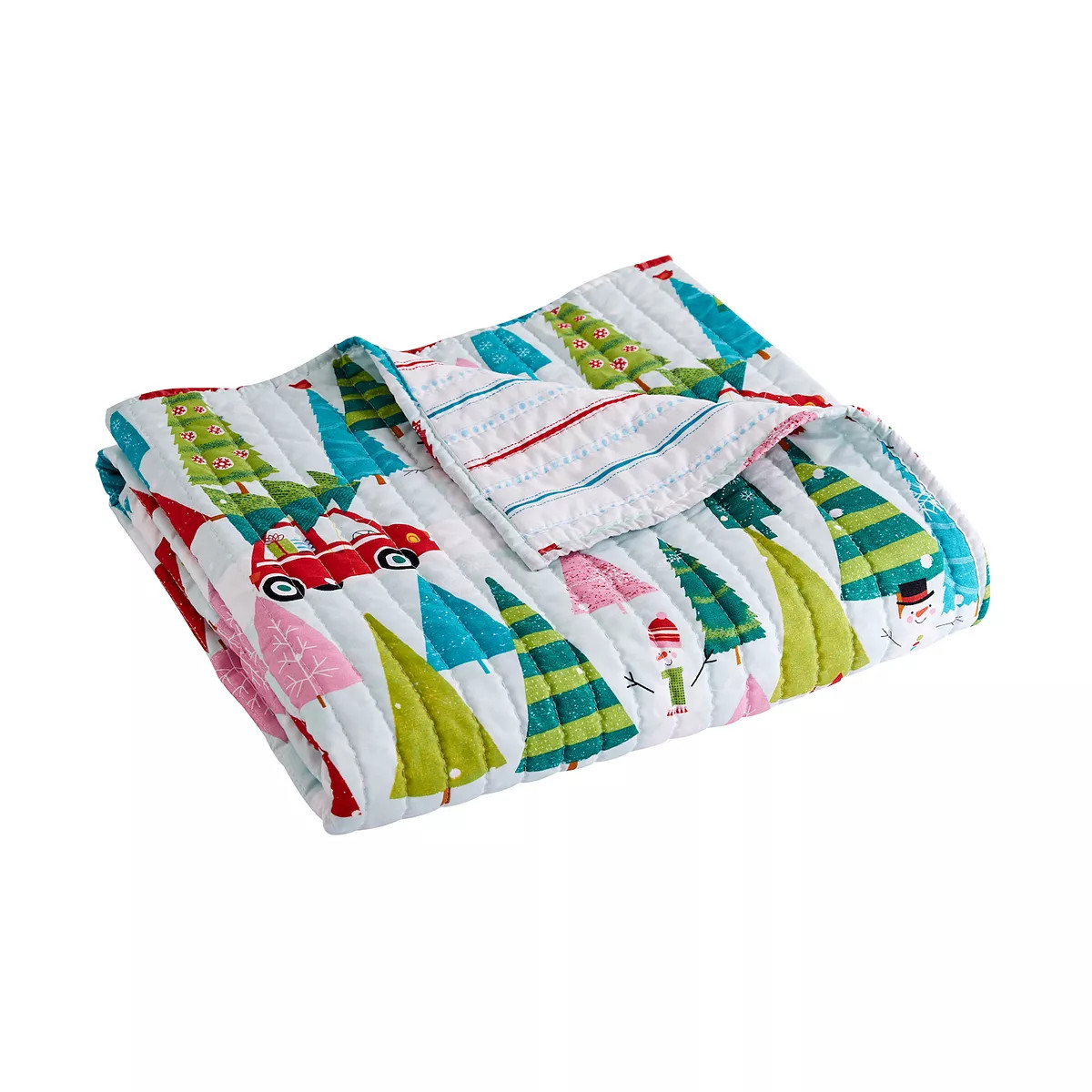 Levtex Home Merry & Bright Holly Jolly Quilted Throw Blanket | Kohl's