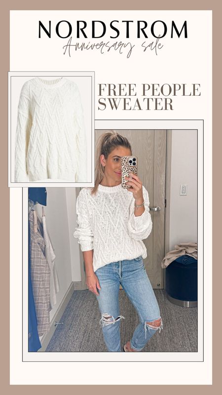 Shop this cute Free People Sweater in the Nordstrom Anniversary Sale! 

#LauraBeverlin #NordstromAnniversarySale #NordstromSale #FreePeopleSale #Sweater 

#LTKxNSale #LTKstyletip #LTKsalealert