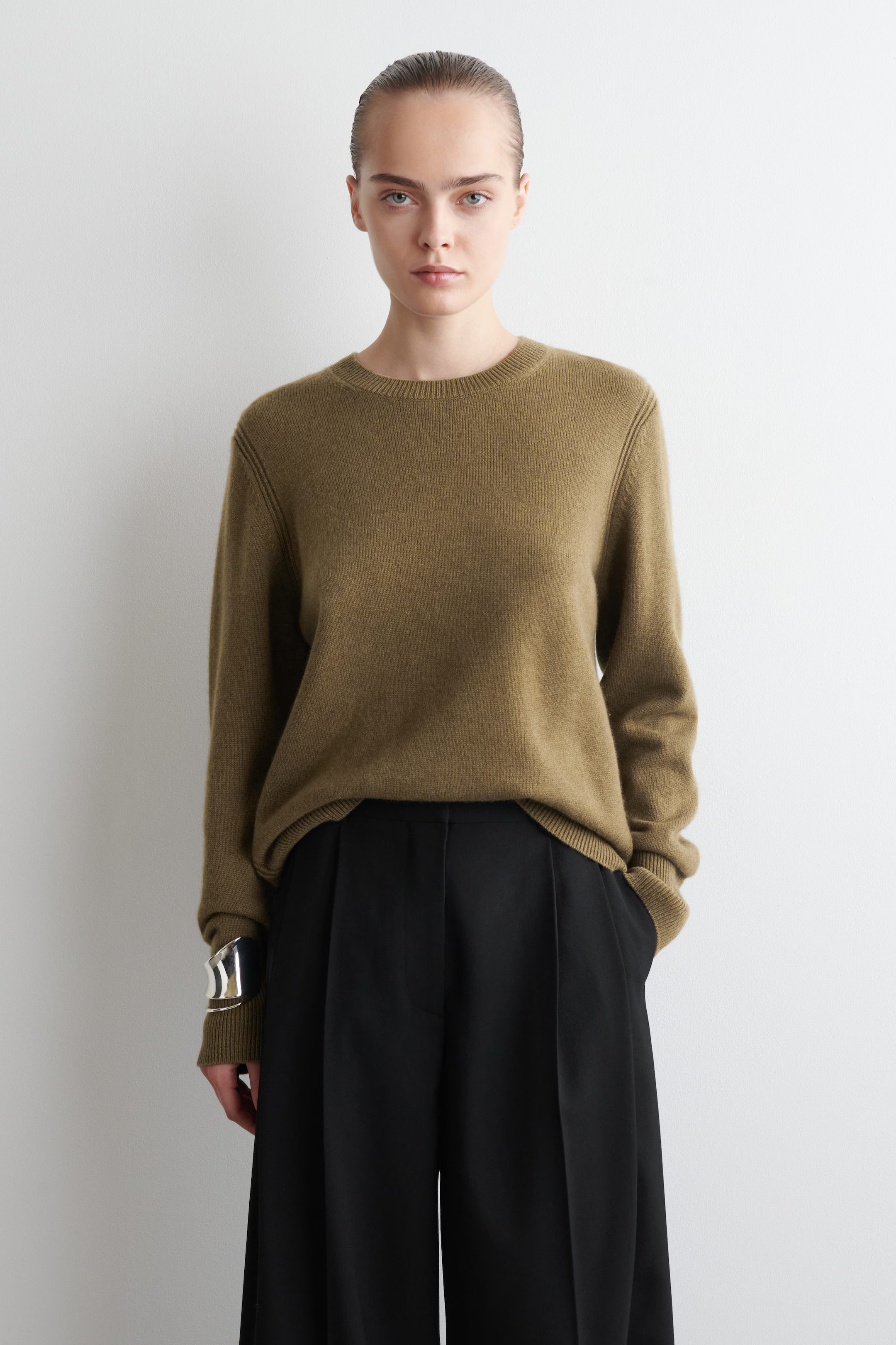 CASHMERE JUMPER - BROWN | COS | COS UK
