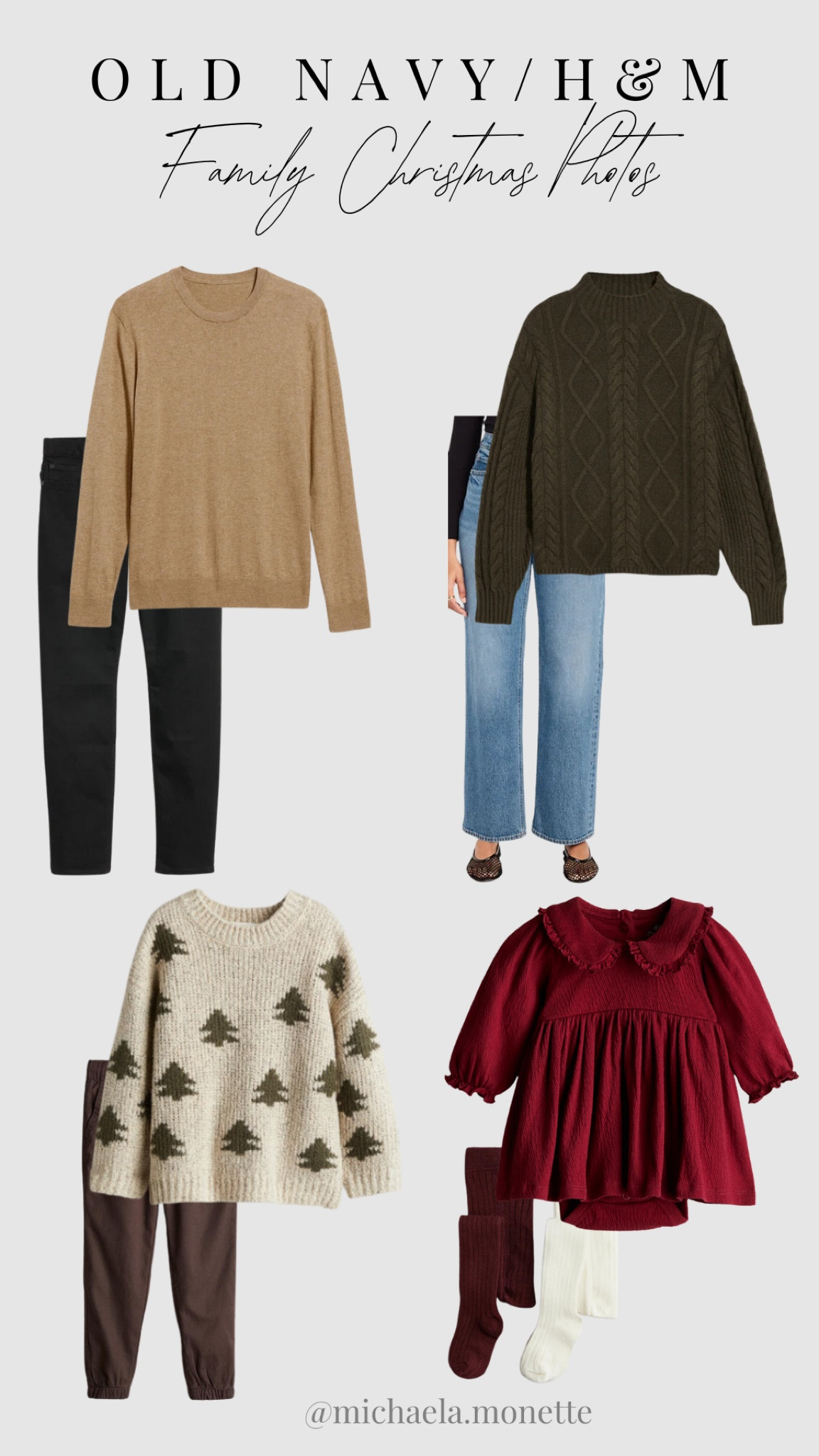 Family Christmas Photos | Outfit inspo! H&M and Old Navy! 

#LTKwinter #LTKcanada #LTKfamily