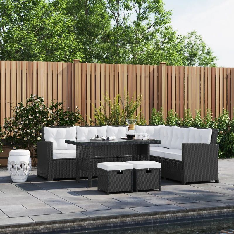 Barela 8 - Person Outdoor Seating Group with Cushions | Wayfair North America