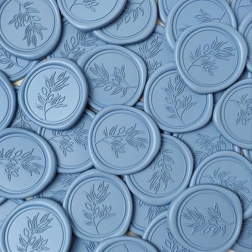 Pollize 50Pcs Wax Seal Stickers, Wedding Invitation Envelope Stickers | Amazon (US)
