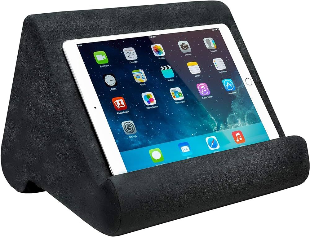 Ontel Pillow Pad Ultra Multi-Angle Soft Tablet Stand, Gray - Comfortable Angled Viewing for iPad,... | Amazon (US)