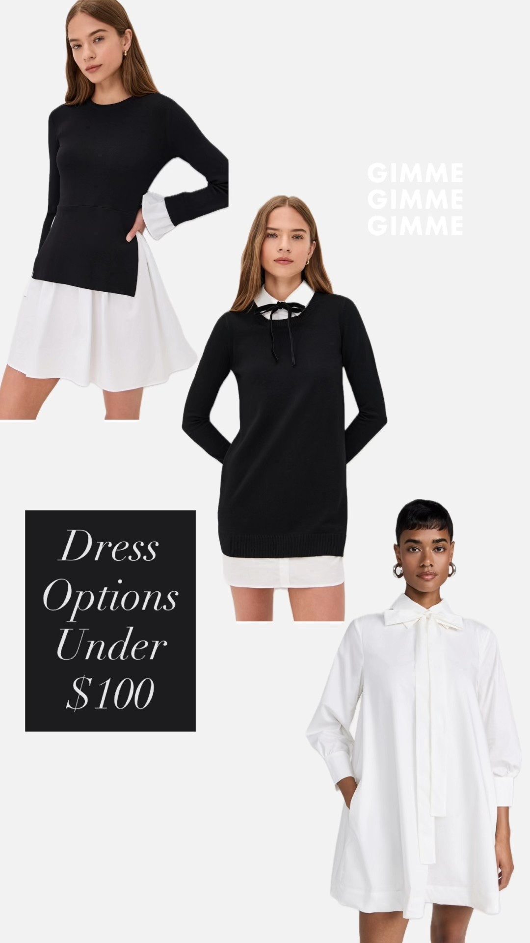 Dress options I'm loving for under $100 plus one little black dress I'm obsessed with for  — daily edit cover from Found by Em