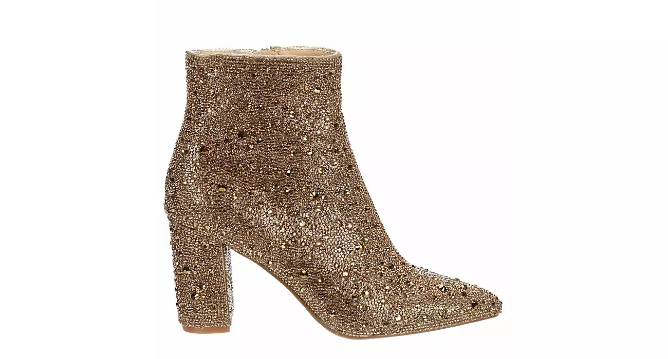 Betsey Johnson Womens Cady Dress Boot - Gold | Rack Room Shoes