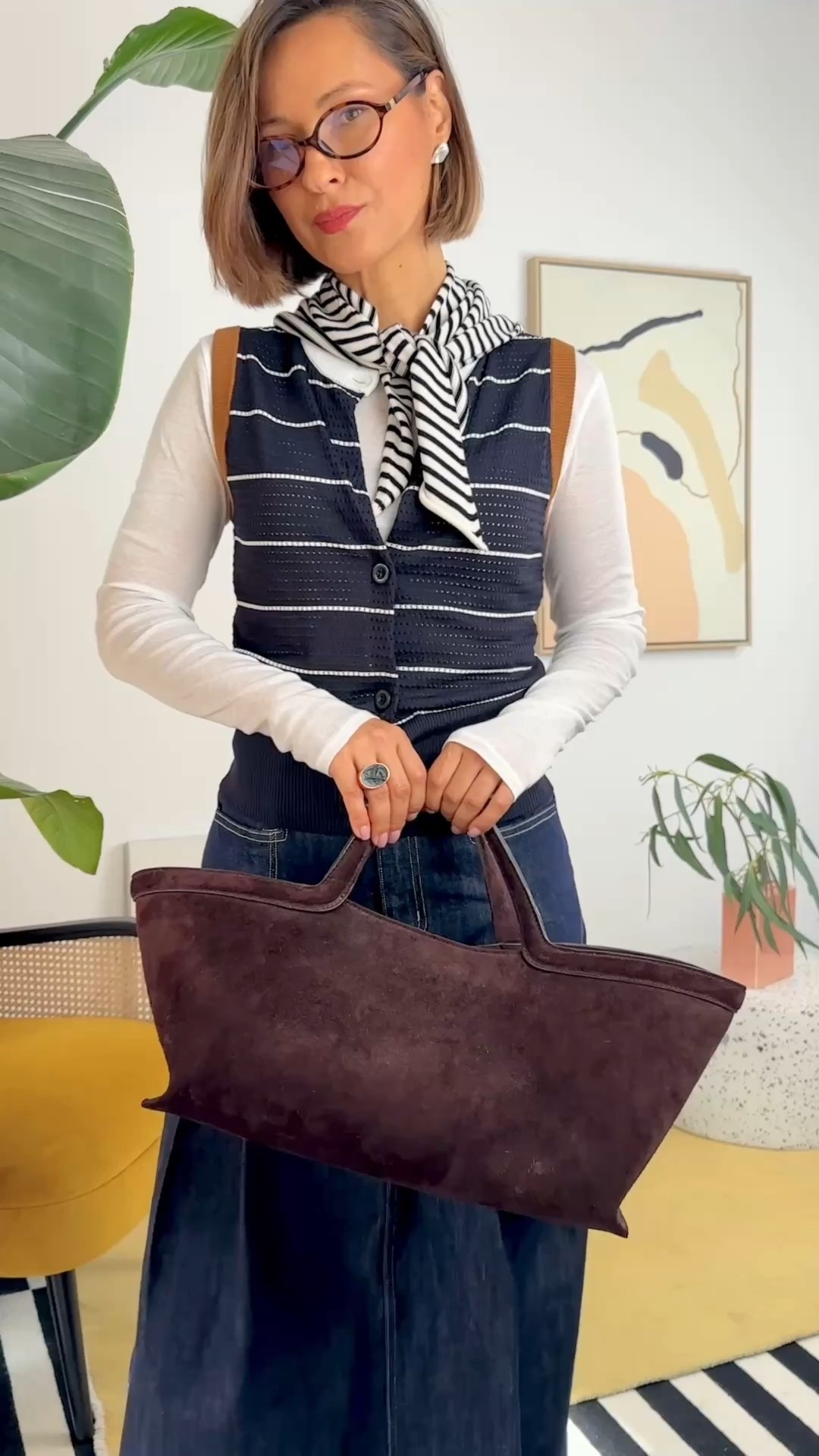 The scarf is the one from the striped top that I featured in my previous videos! I’m restyling it as a solo piece this time 🎬 The bags is from Zara older collections, but I believe this Mango bag is almost the same! 

#LTKStyleTip