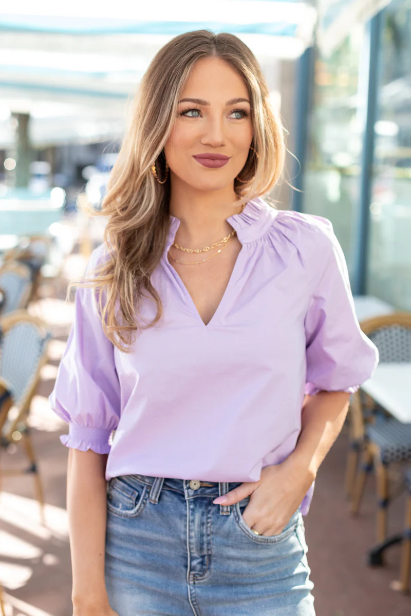 Merrick Top- Lilac | Avara