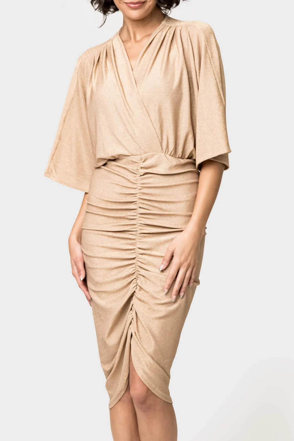 Knit Cinch Midi Dress | Gibson