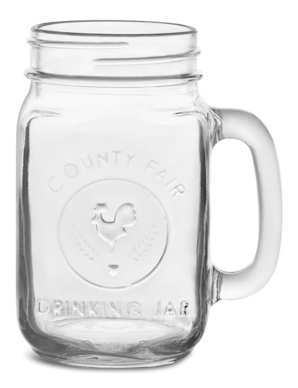 Libbey Glass Drinking Mason Jar with Handle, Dishwasher Safe, 488-mL#042-3704-8 | Canadian Tire