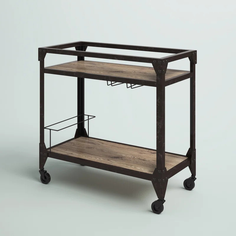 Industrial Bar Cart | Wayfair North America