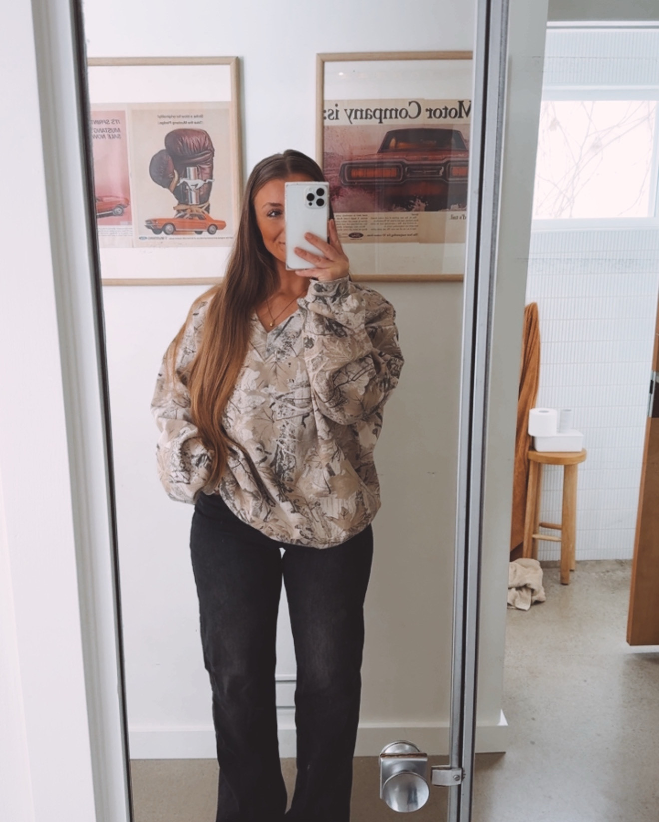 such a cute camo vneck pullover 🖤

wearing an xl 

#LTKootd #LTKmomlife #LTKdayinmylife