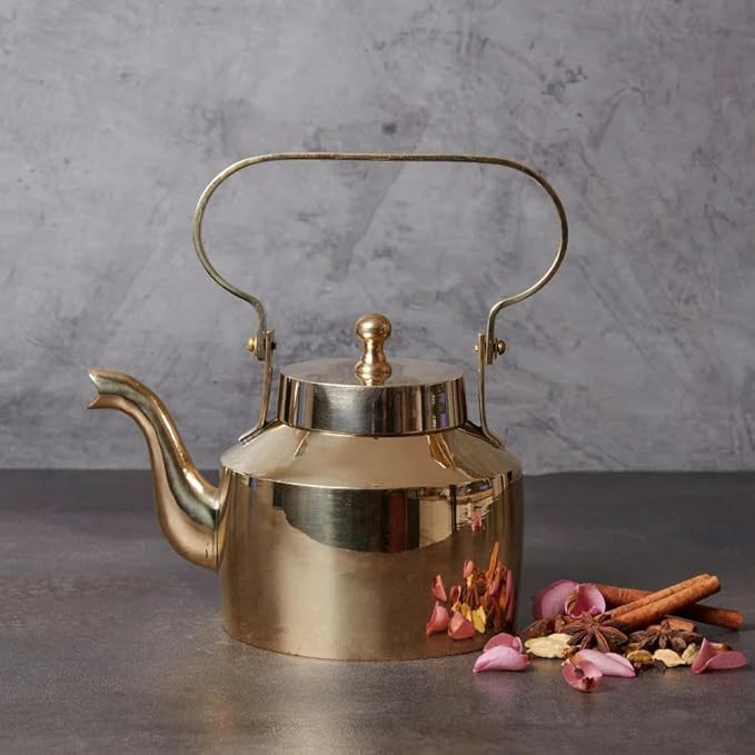 Pure Brass Kettle Tea Pot | Amazon (US)