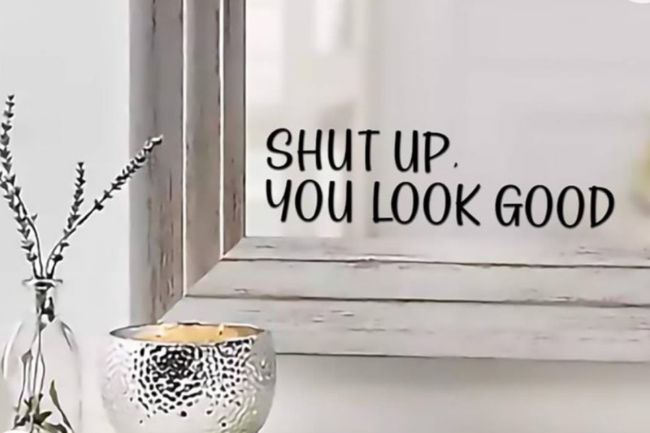 Mirror decals to make your morning a little better 

#LTKfindsunder50 #LTKhome #LTKstyletip