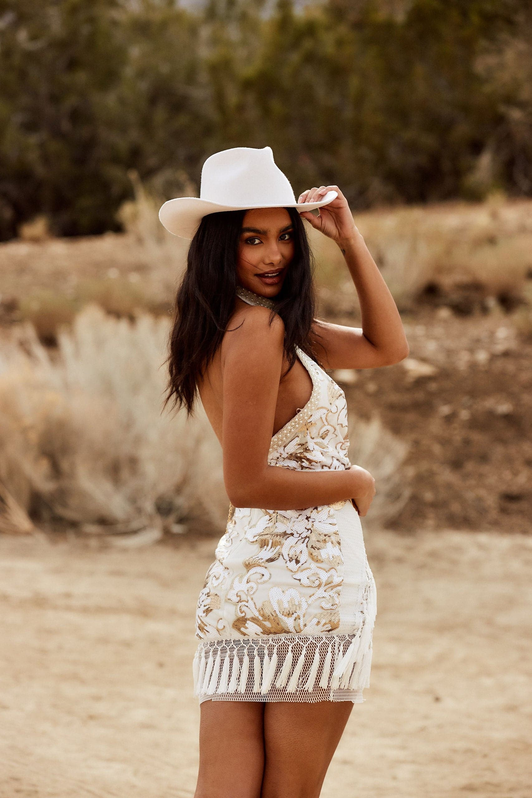 Women's Sequin Fringe Dress | 12th Tribe | 12th Tribe
