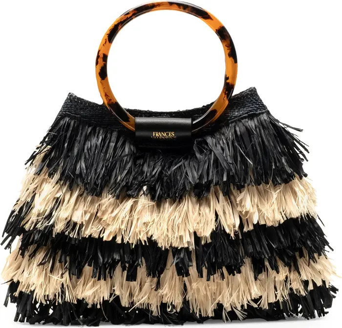Shaggy Tiered Raffia Fringe Tote | Nordstrom