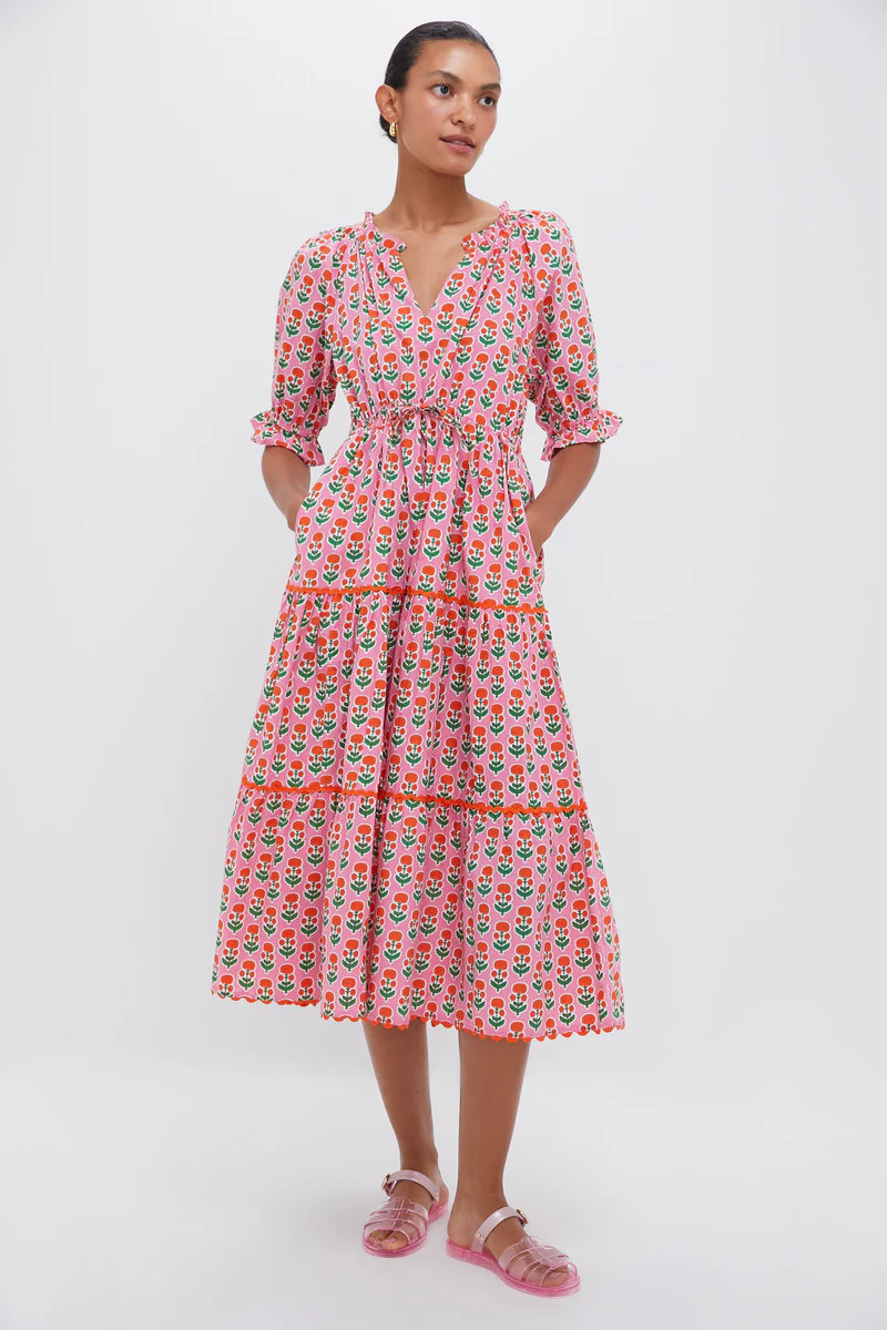 Marigold Buta Calypso Dress | Tuckernuck (US)