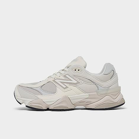 New Balance Big Kids' 9060 Casual Shoes in White/Off-White/Grey Size 6.0 Suede | Finish Line (US)