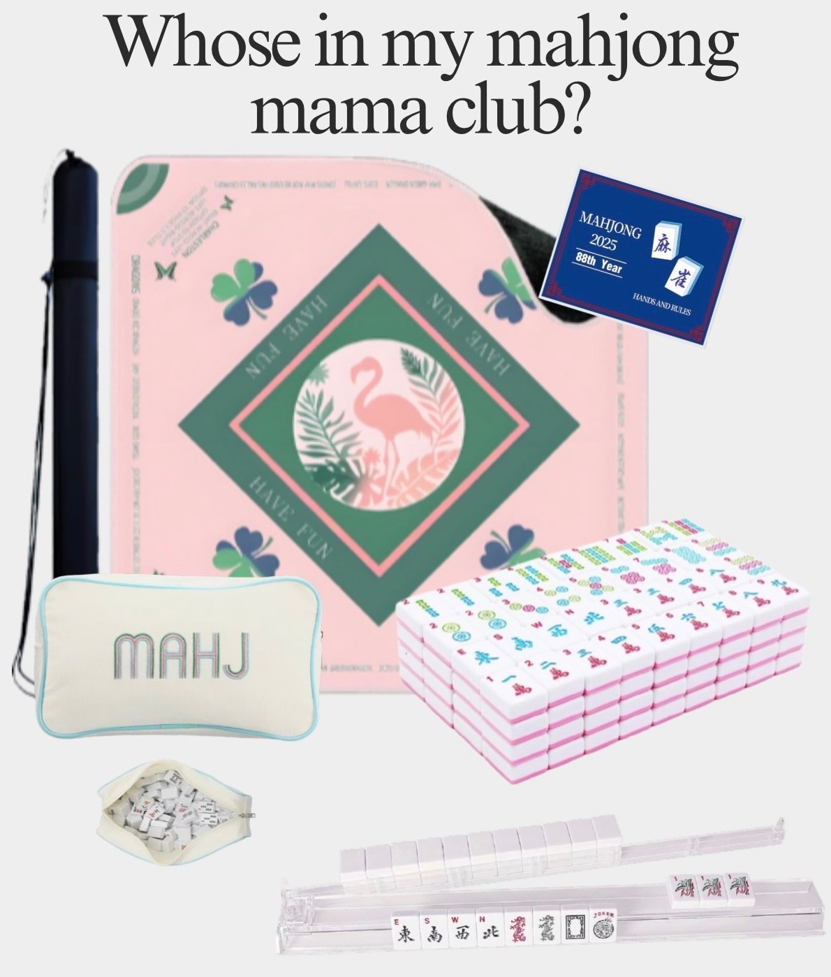 I’m entering my mahjong lady era.

#LTKOver40 #LTKselfcare #LTKmomlife