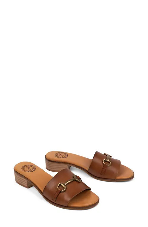 Penelope Chilvers Salamanca Horsebit Slide Sandal in Tan at Nordstrom, Size 5Us | Nordstrom