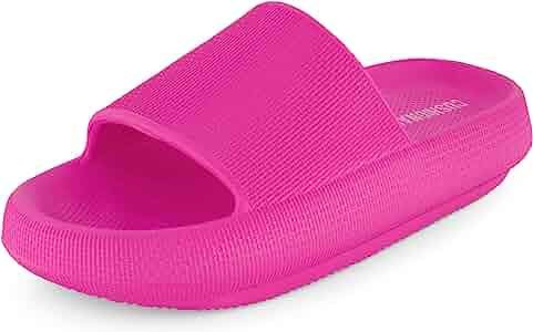 Cushionaire Women's Feather recovery slide sandals with +Comfort | Amazon (US)