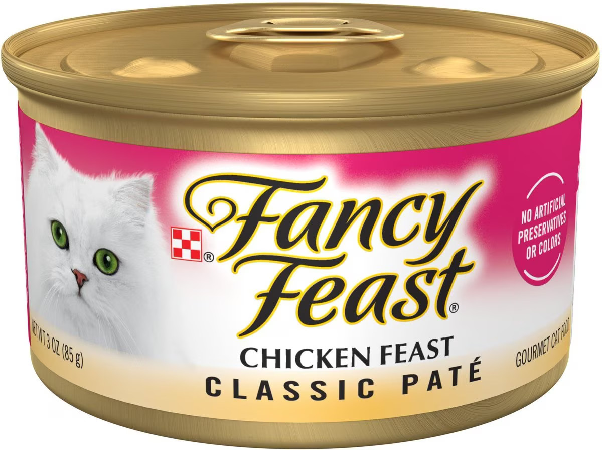 Fancy Feast Classic Chicken Feast Canned Cat Food, 3-oz, case of 24 | Chewy.com