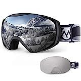 OutdoorMaster Ski Goggles with Cover Snowboard Snow Goggles OTG Anti-Fog for Men Women | Amazon (US)