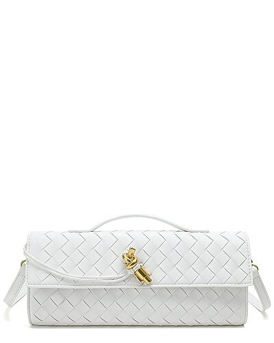Woven Leather Clutch | Gilt & Gilt City