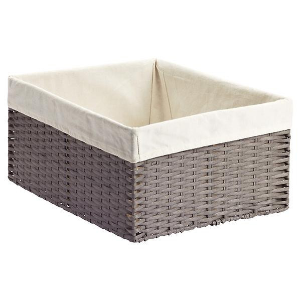 Montauk Woven Rectangular Storage Bins | The Container Store