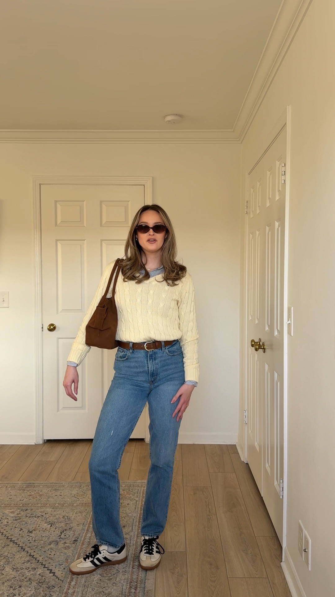 spring outfit with my ralph lauren sweater

#LTKootd #LTKWorkwear #LTKgrwm