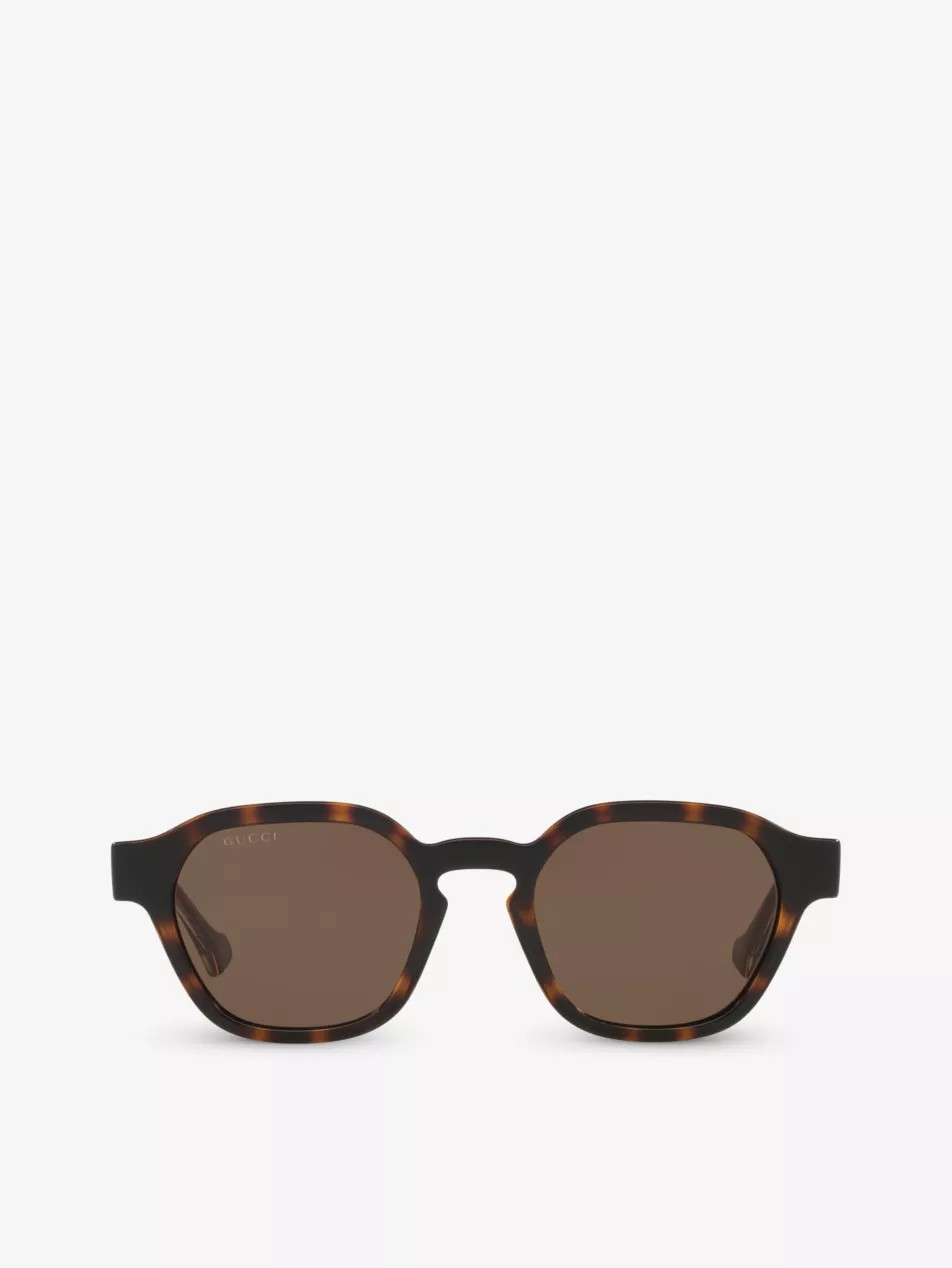 GG1730S square-shape acetate sunglasses | Selfridges