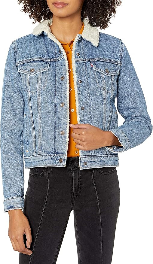 Levi's Women's Original Sherpa Trucker Jackets | Amazon (US)