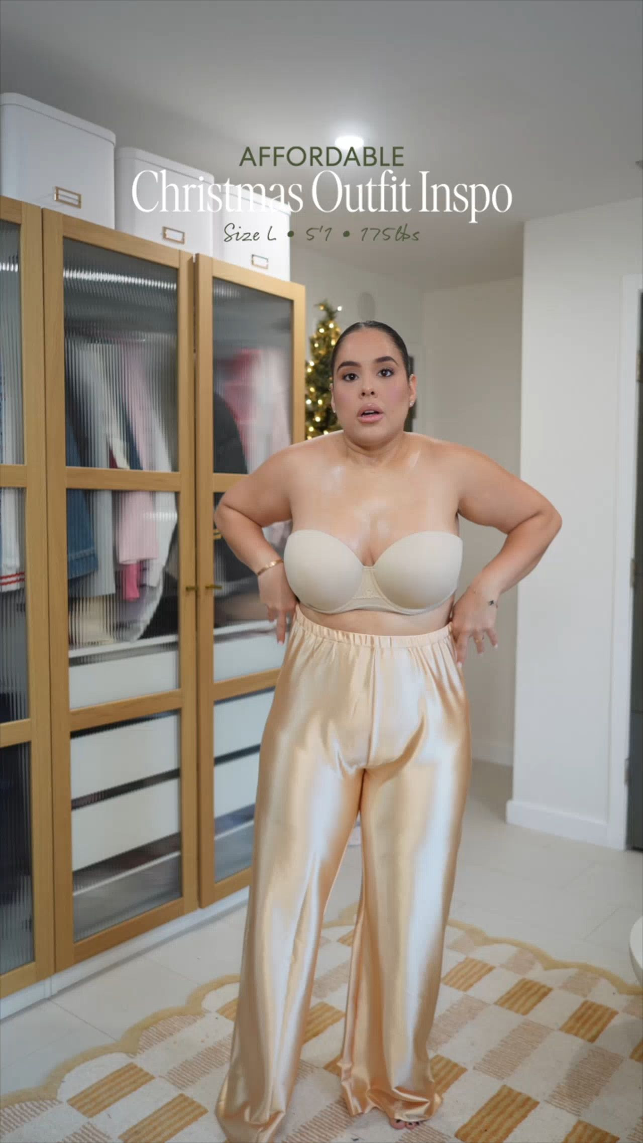 This forest green turtleneck paired with the satin gold pants is giving festive, comfy, and a little elevated — perfect for holiday dinners, hosting at home, or a relaxed Christmas Eve.

Both in size Land

#LTKMidsize #LTKHoliday #LTKootd