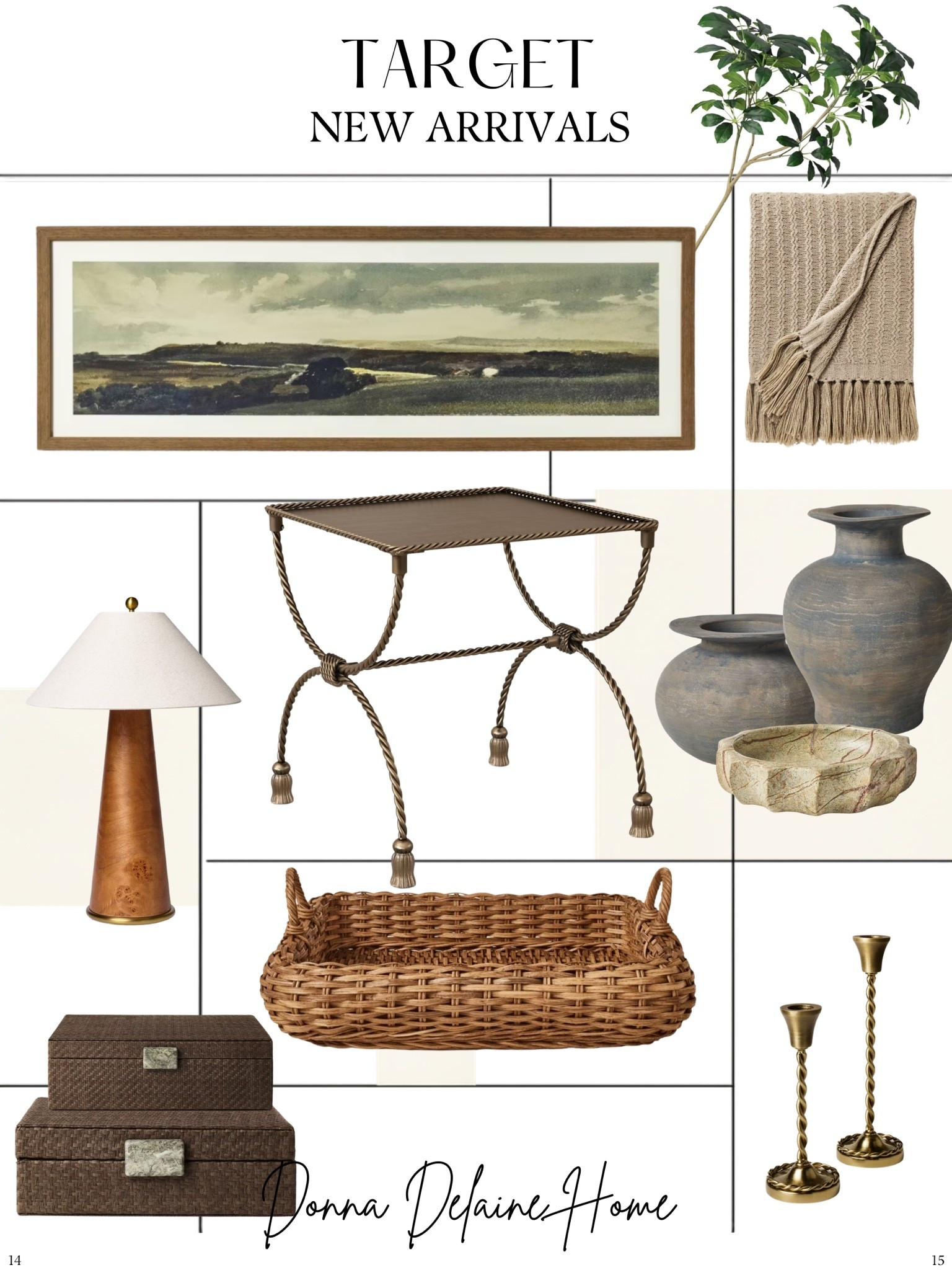 NEW at Target! Pretty pieces to add to the home this time of year. ..will all easily transition into Fall

#LTKbag