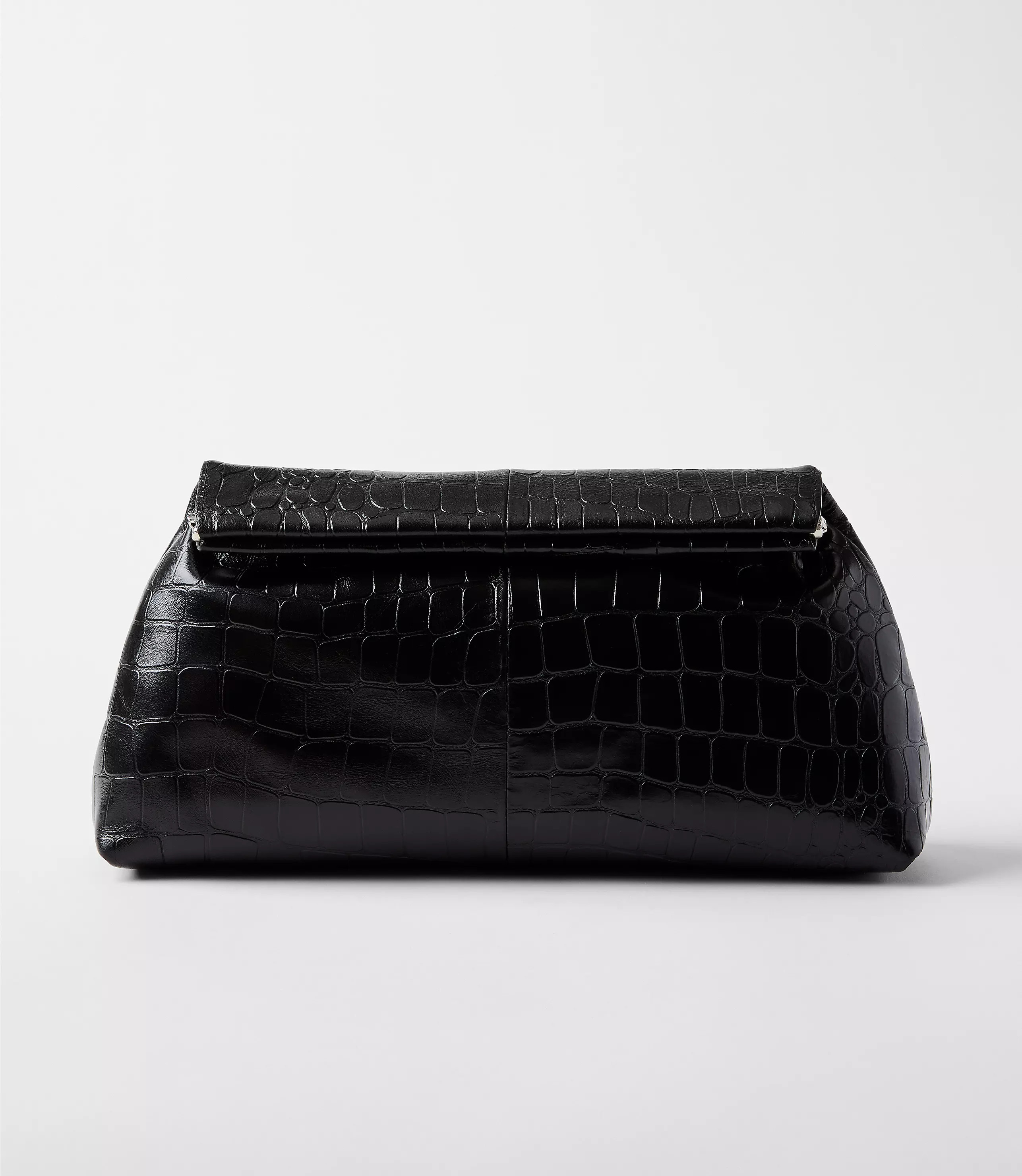 LOFT Versa Oversized Embossed Clutch Bag | LOFT